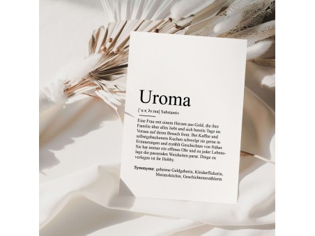 Grußkarte UROMA Definition - 4