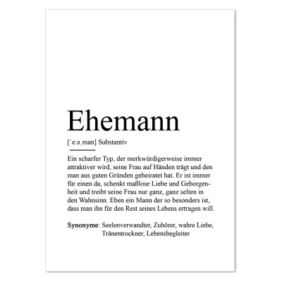 Postkarte EHEMANN Definition - 4