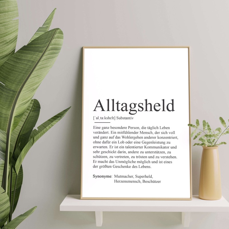 Poster ALLTAGSHELD Definition - 1